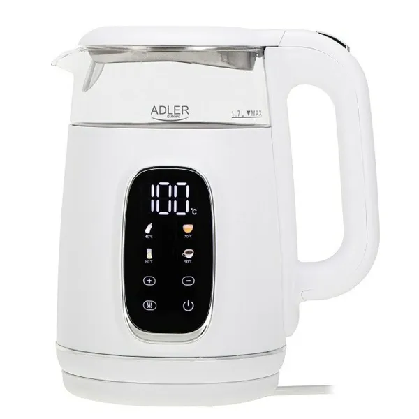 Tējkanna Adler AD 1305ws Balts Sudrabains 2200 W 1,7 L
