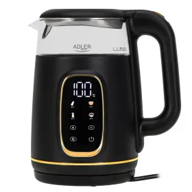 Vedenkeitin Adler AD 1305bg Musta Kulta 2200 W 1,7 L