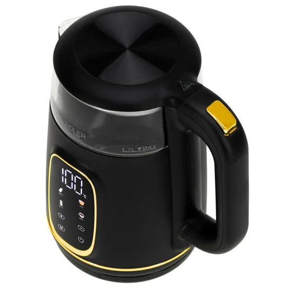 Virdulys Adler AD 1305bg Juoda Auksas 2200 W 1,7 L