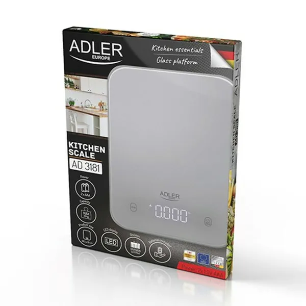 virtuves svarus Adler AD 3181g Pelēks 10 kg