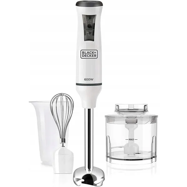 Blenderis-Krūze Black & Decker ES9160150B Melns Sudrabains 600 W