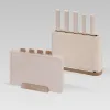 Virtuvinių peilių ir stovo komplektas Feel Maestro MR-1412-BEIGE