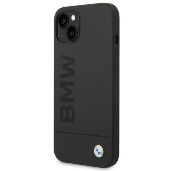 BMW Silicone Signature Logo MagSafe - Case for iPhone 14 Plus (Black)
