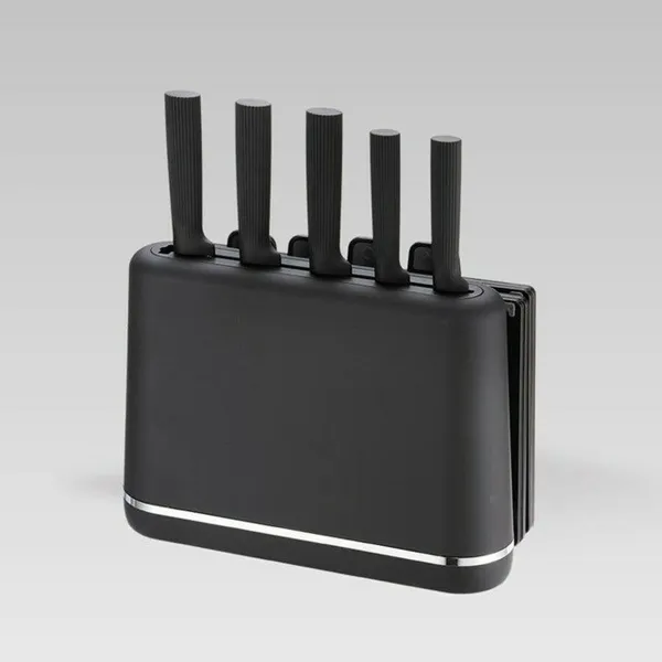 Virtuvinių peilių ir stovo komplektas Feel Maestro MR-1412-BLACK