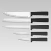 Set of Kitchen Knives and Stand Feel Maestro MR-1412-BLACK