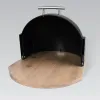 Duonos krepšelis Feel Maestro MR-1678G-BLACK Balta Juoda Medžio Mediena, bambukas Plastmasinis (1 vnt.)