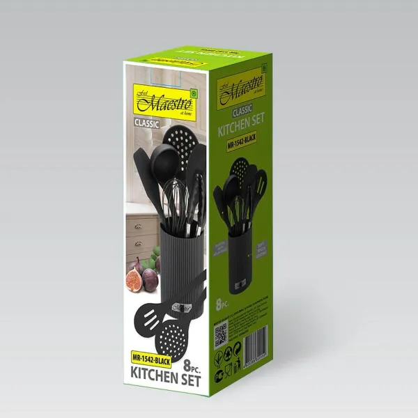 Setti keittiöveitsiä ja teline Feel Maestro MR-1542-BLACK