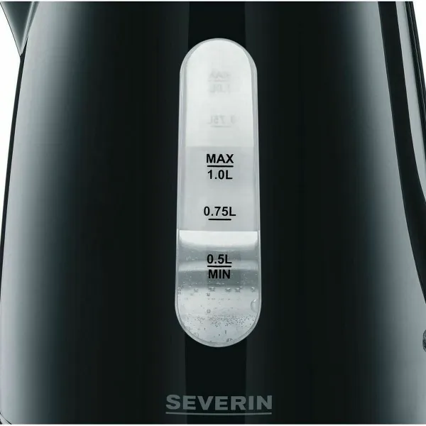 Water Kettle and Electric Teakettle Severin WK 3410 Black Plastic 2200 W 1 L