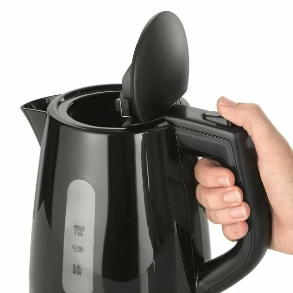 Water Kettle and Electric Teakettle Severin WK 3410 Black Plastic 2200 W 1 L
