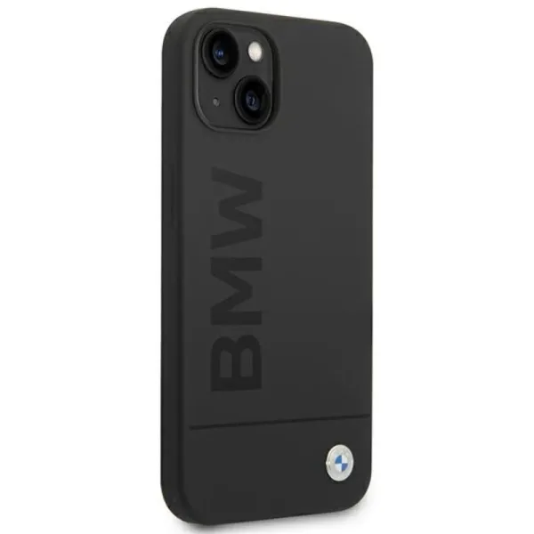 BMW Silicone Signature Logo MagSafe - Case for iPhone 14 Plus (Black)