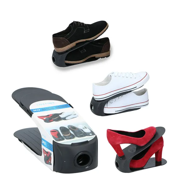 Lifetime - Shoe organiser 3 pcs. (black)
