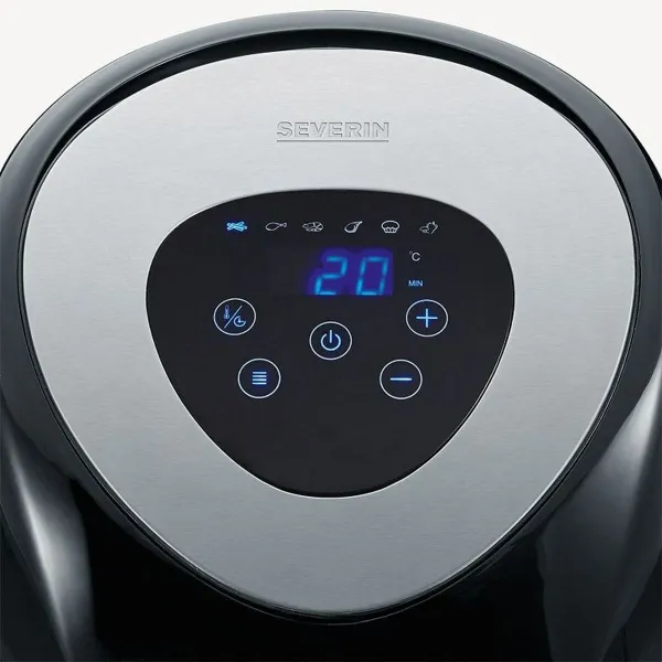 Oro gruzdintuvė Severin FR 2430 Juoda Sidabras 1500 W 3,2 L