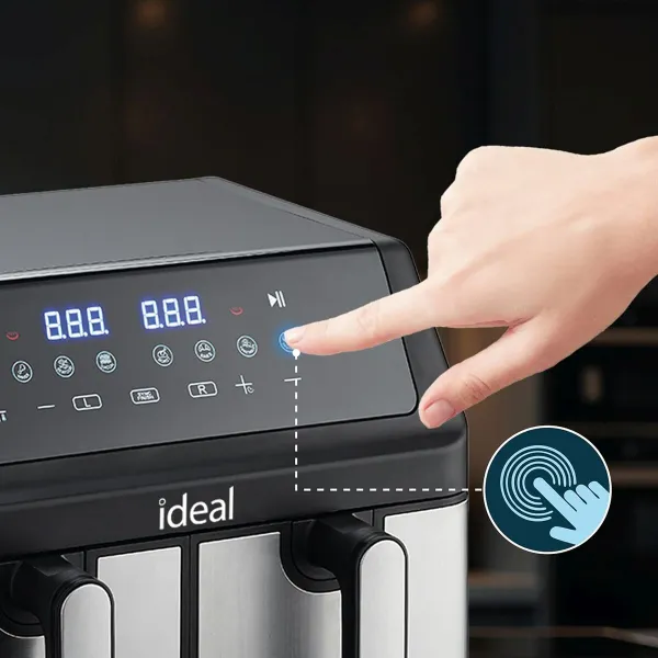 õhufritüüri Eldom IK1500 dualcrisp Must 2000 W 9 L