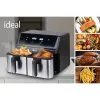 Oro gruzdintuvė Eldom IK1500 dualcrisp Juoda 2000 W 9 L