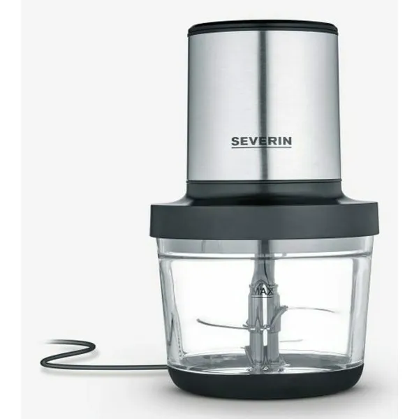Lihamylly Severin KM 3867 Musta Hopeinen Muovinen 400 W 1 L