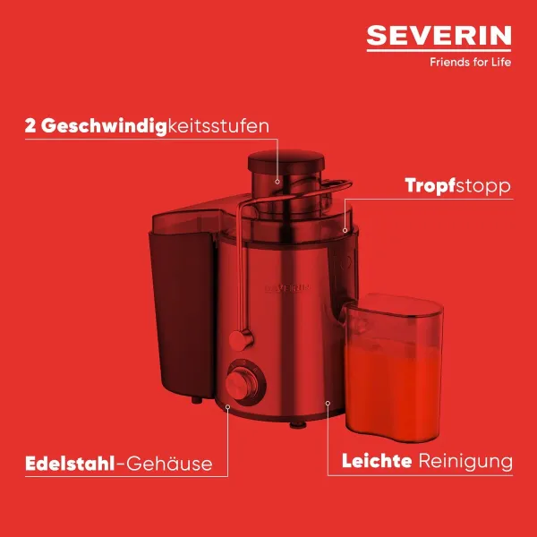 Liquidiser Severin ES 3566 Black Steel 400 W 1,5 L