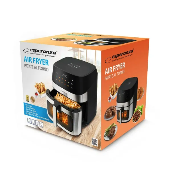 Air Fryer Esperanza EKA005 Black 1600 W 8 L