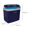 Mini Fridge Łucznik CBX-33 Blue 33 L