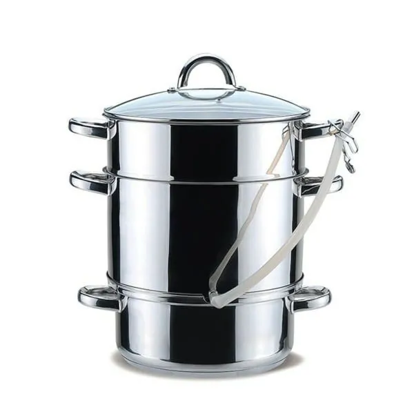 Höyrykattila pannulla Feel Maestro MR-1030 Metalli Silikoni Ruostumaton teräs Ø 26 cm 8 L 4,5 L