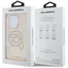 Karl Lagerfeld IML Rhinestones Karl Head - Case for iPhone 16 Pro Max (pink)