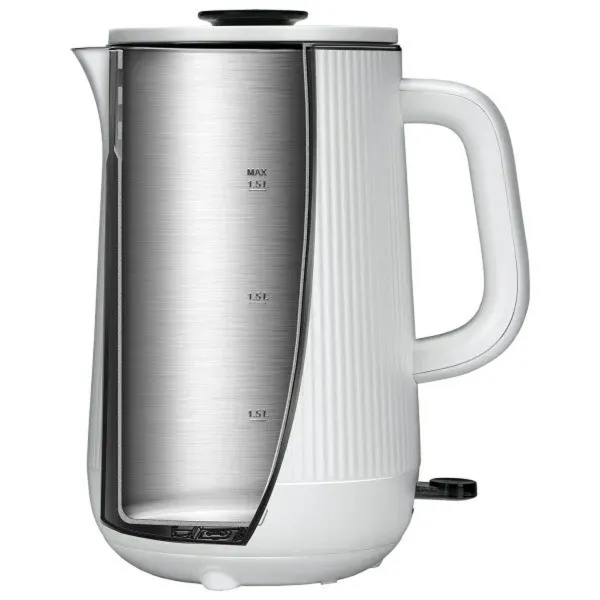 Tējkanna Mpm MCZ-115 Balts Nerūsējošais tērauds Plastmasa 1800 W 1,5 L
