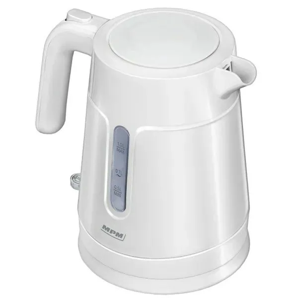 Vedenkeitin Mpm MCZ-119 Valkoinen Muovinen 2200 W 1 L