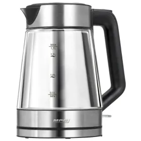 Vedenkeitin Mpm MCZ-122 Musta Harmaa Lasi Ruostumaton teräs 2200 W 1,7 L