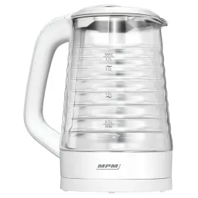 Kettle Mpm MCZ-124 White Glass 2200 W 1,7 L