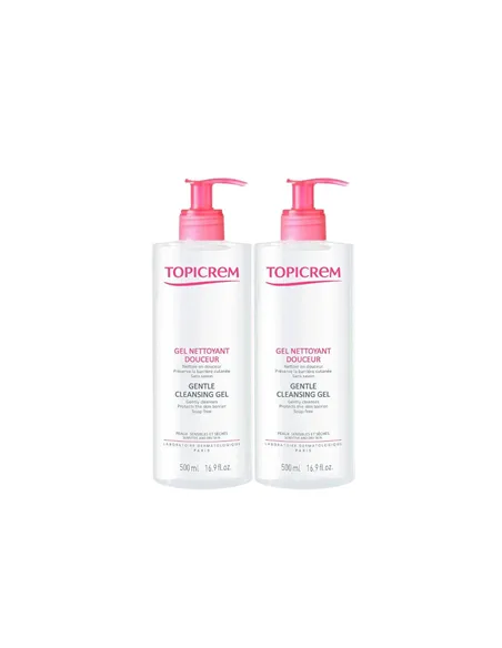 Cleansing Gel Topicrem Dúo 2 x 500 ml 2 Units