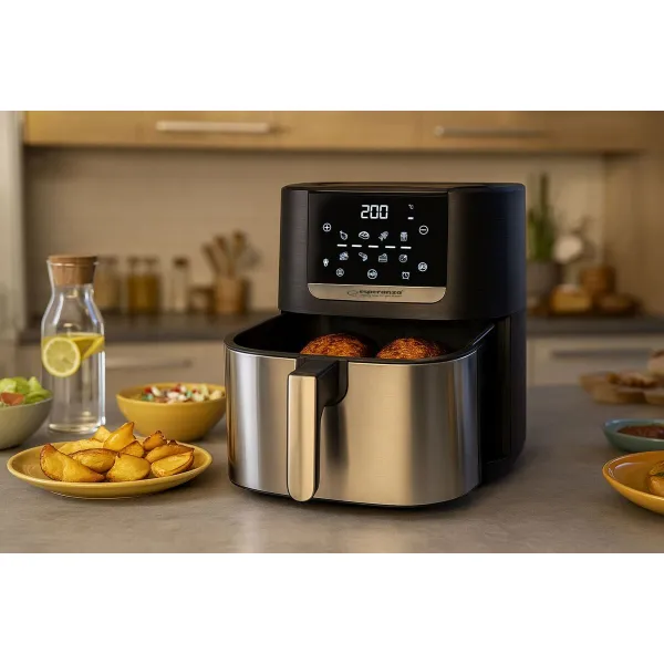 Airfryer Esperanza EKA004 Musta 1700 W 8 L