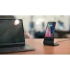 XVIDA Fast Charging Desk Stand - Inductive charger for Samsung Quick Charge 2.0 (Black)