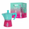 Итальянская Kофеварка Bialetti Синий Розовый Алюминий термопласт 3 Чашки