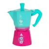 Итальянская Kофеварка Bialetti Синий Розовый Алюминий термопласт 6 Чашки