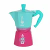 Итальянская Kофеварка Bialetti Синий Розовый Алюминий термопласт 6 Чашки