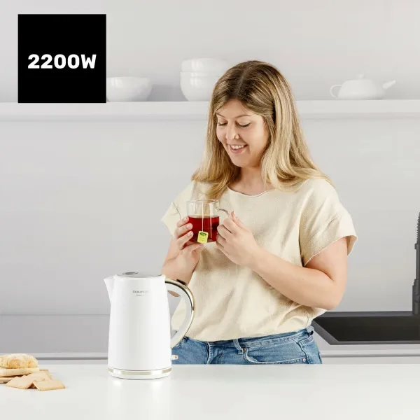 Tējkanna Taurus 958571000 Balts Nerūsējošais tērauds Plastmasa 2200 W 1,7 L