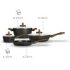 Pan Smile MGK-24 Wood Ø 24 cm Ø 16 cm Aluminium