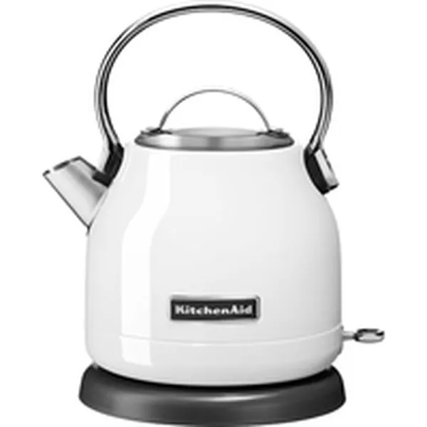 Ūdens Vārītājs un Elektriskā Tējkanna KitchenAid 5KEK1222EWH Balts 1,25 L Metāls Nerūsējošais tērauds