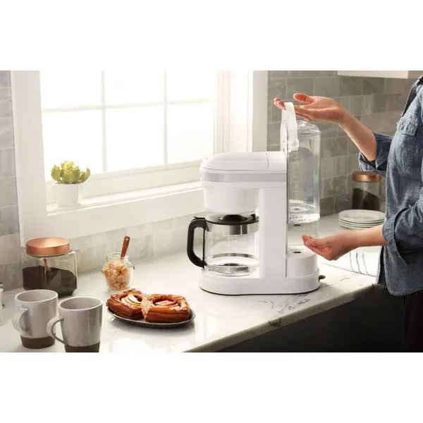 Suodatinkahvinkeitin KitchenAid 5KCM1208EWH Valkoinen 1100 W 6 Kupit 1,7 L