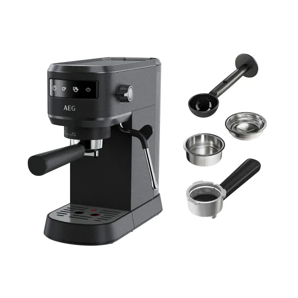 Ekspress Rokas Kafijas Automāts AEG EC6-1-6BST Melns 1450 W 1 L