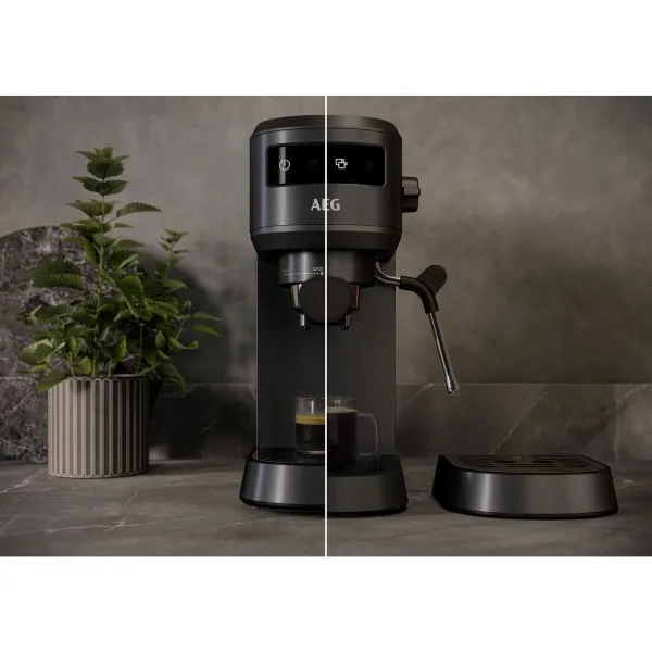 Ekspress Rokas Kafijas Automāts AEG EC6-1-6BST Melns 1450 W 1 L