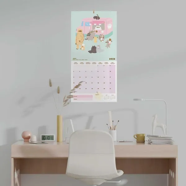 Pusheen - 2022 Wall Calendar from the Foodie Collection 30 x 30 cm