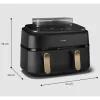 Oro gruzdintuvė Philips NA552/00 Juoda 2750 W 9 L 1,4 Kg