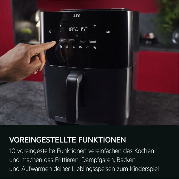 Airfryer AEG AAF7SB Musta 1700 W 6,9 l