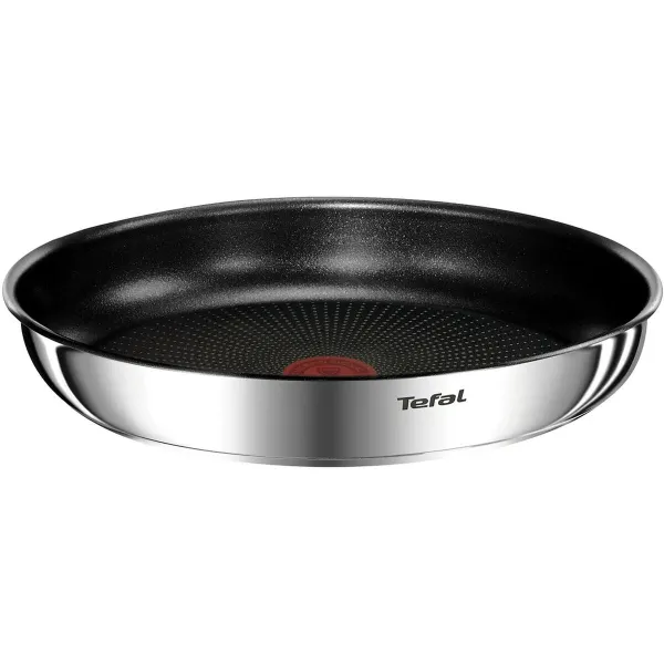 Посудный набор Tefal L897SB74 Чёрный Красный Сталь 11 Предметы