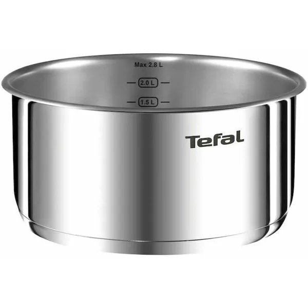 Посудный набор Tefal L897SB74 Чёрный Красный Сталь 11 Предметы