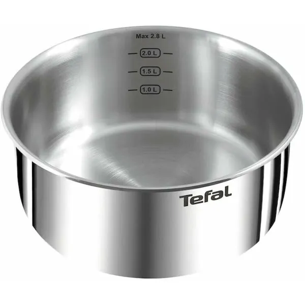 Посудный набор Tefal L897SB74 Чёрный Красный Сталь 11 Предметы