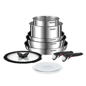 Katlu komplekts Tefal L897SA74 Melns Sarkans Tērauds 10 Daudzums