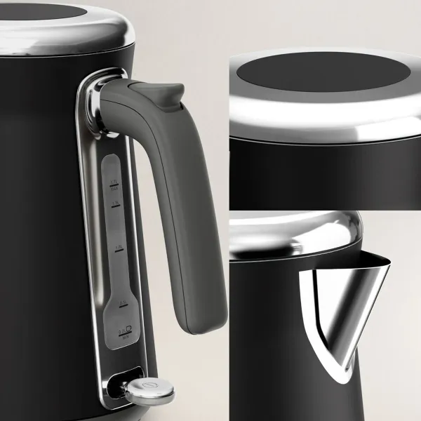 Чайник Tefal KI6668E0 Чёрный Нержавеющая сталь 2400 W 1,7 L