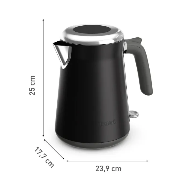 Чайник Tefal KI6668E0 Чёрный Нержавеющая сталь 2400 W 1,7 L