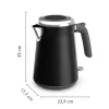 Tējkanna Tefal KI6668E0 Melns Nerūsējošais tērauds 2400 W 1,7 L